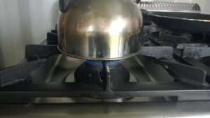 Koken op biogas