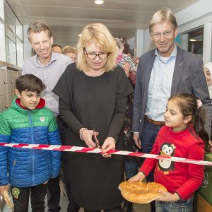 De opening, officieel Officiele opening door wethouder Fleur Imming